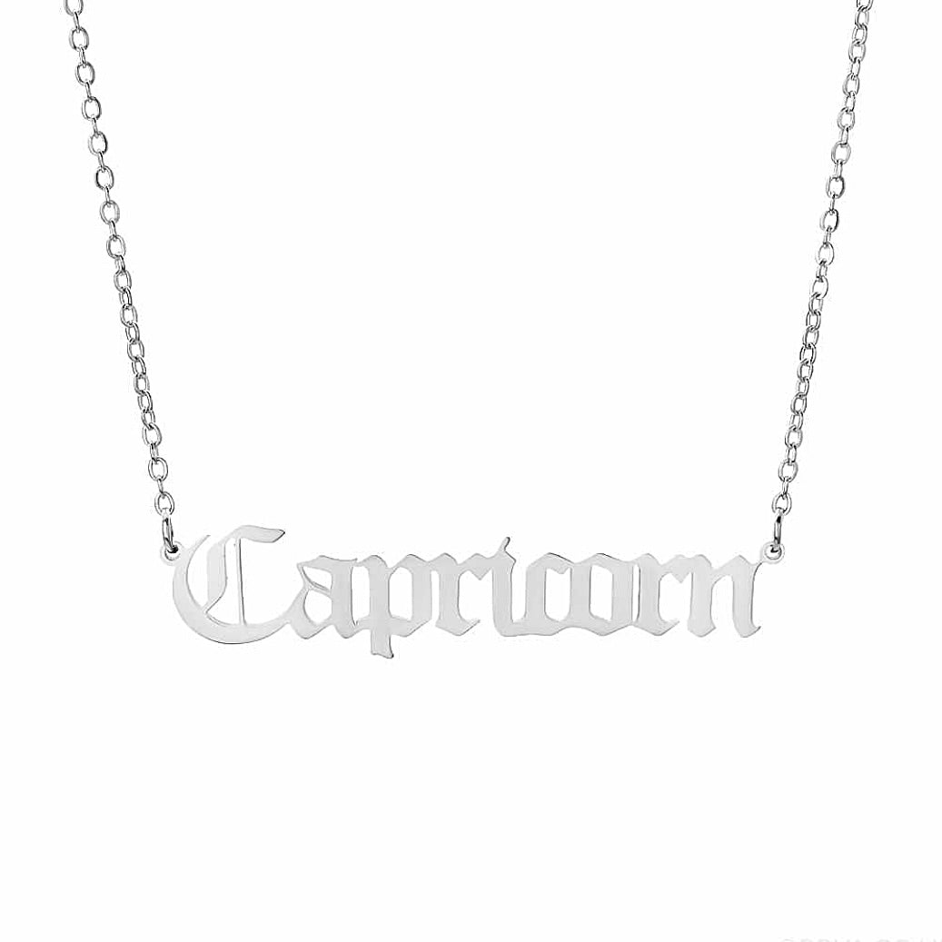 Zodiac Necklace Capricorn - CHIKAAG