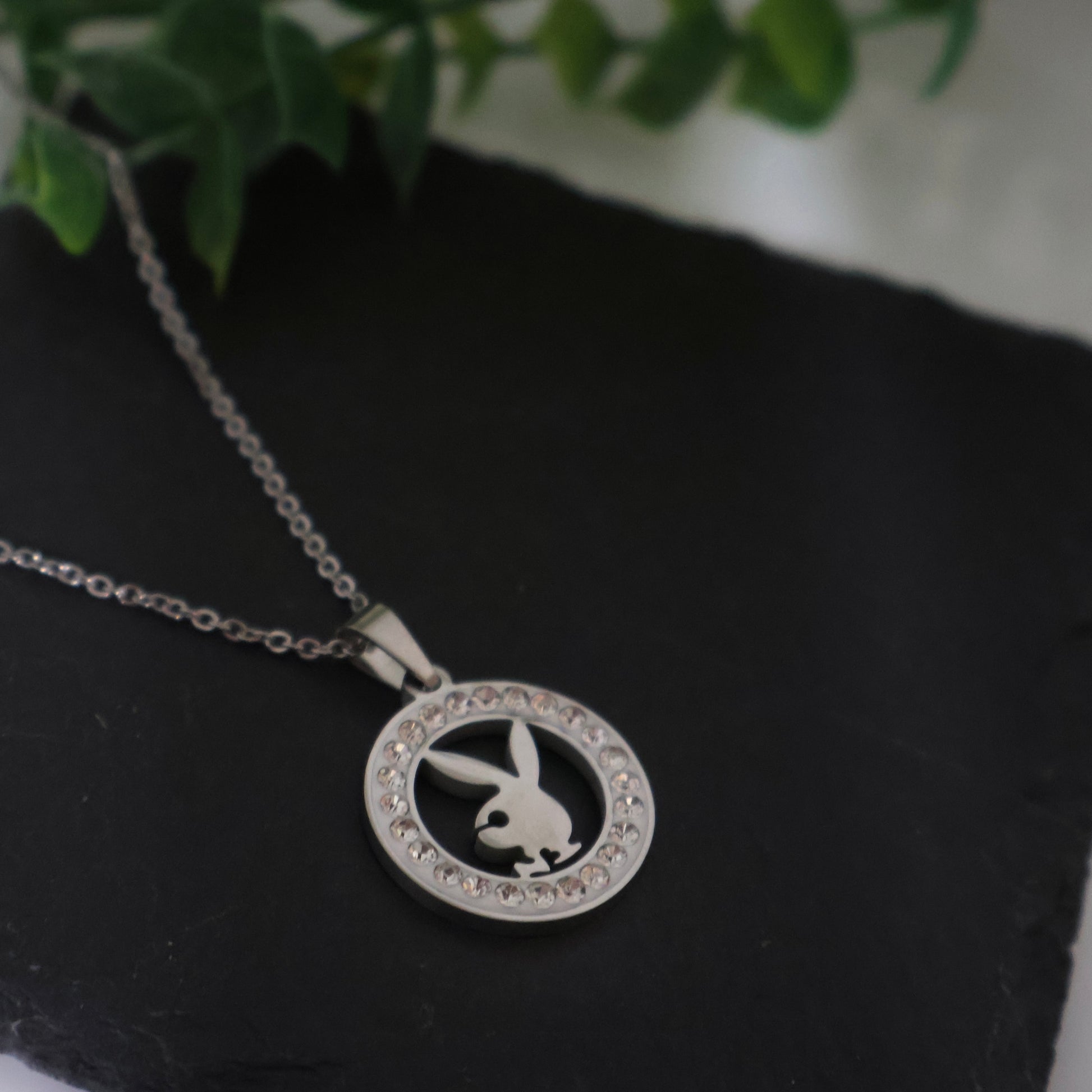 Bunny Necklace - Silver - CHIKAAG