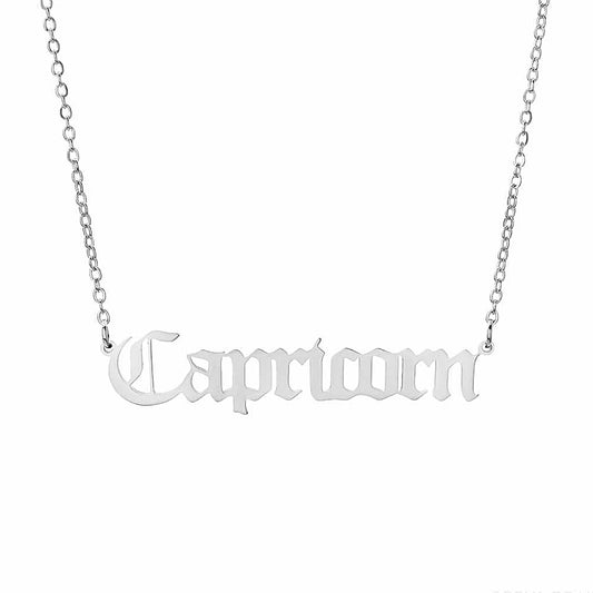 Zodiac Necklace Capricorn - CHIKAAG