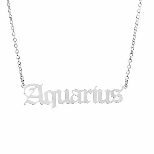 Zodiac Necklace Aquarius - CHIKAAG