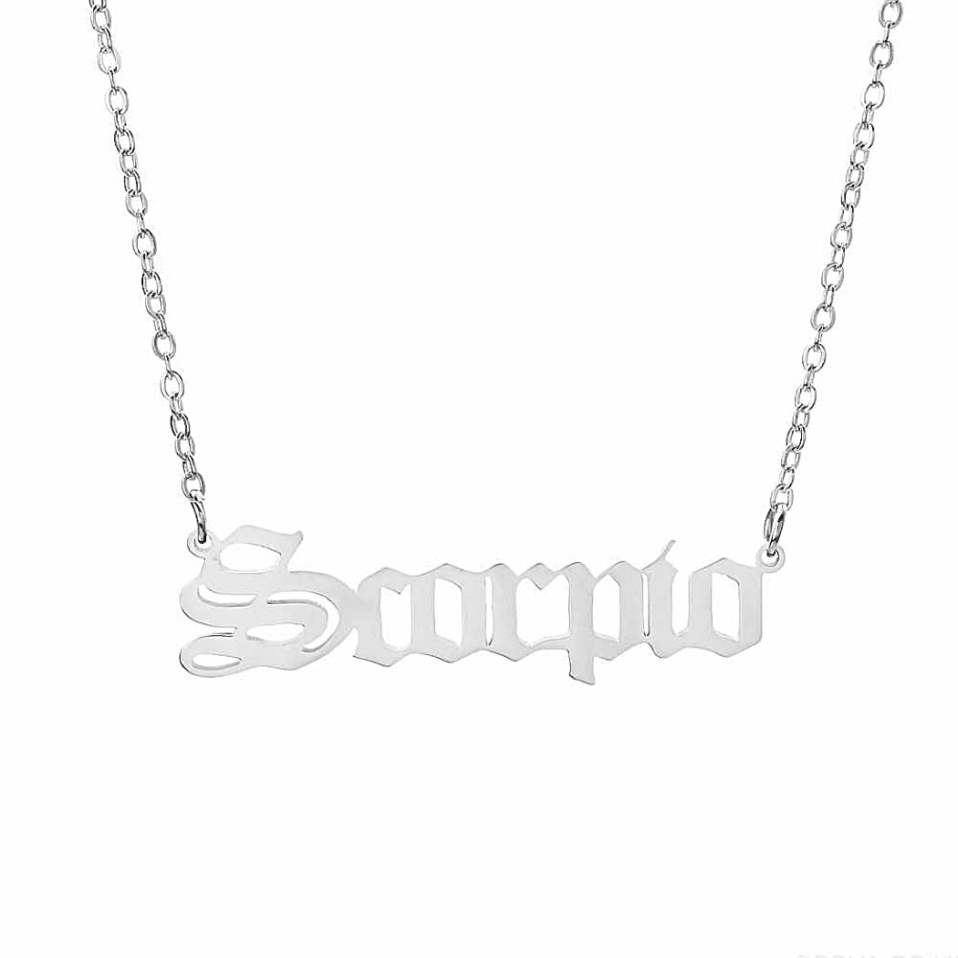 Zodiac Necklace Scorpio - CHIKAAG