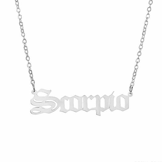 Zodiac Necklace Scorpio - CHIKAAG