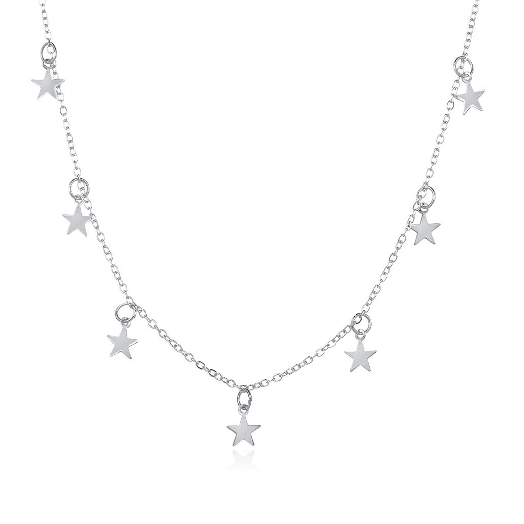 Star World Necklace - Silver - CHIKAAG
