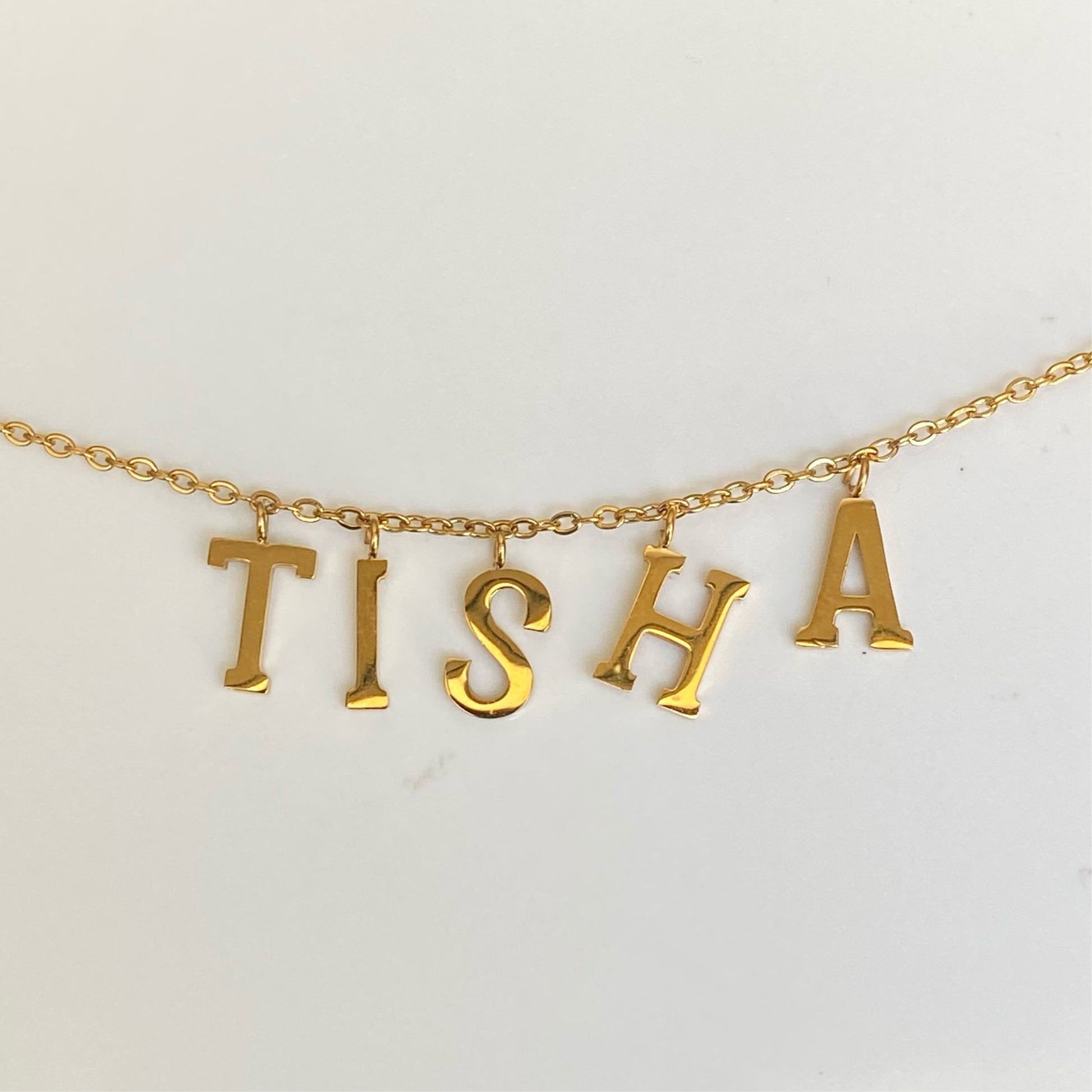 Custom Name Necklace - Gold - CHIKAAG